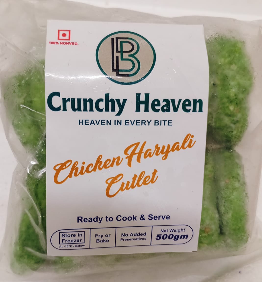 Chicken Haryali Cutlet