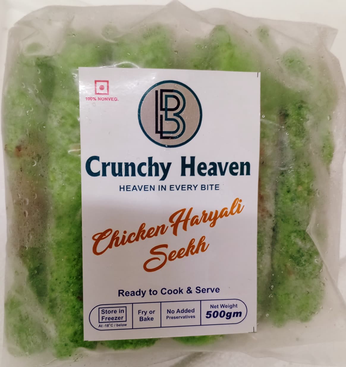Chicken Haryali Seekh