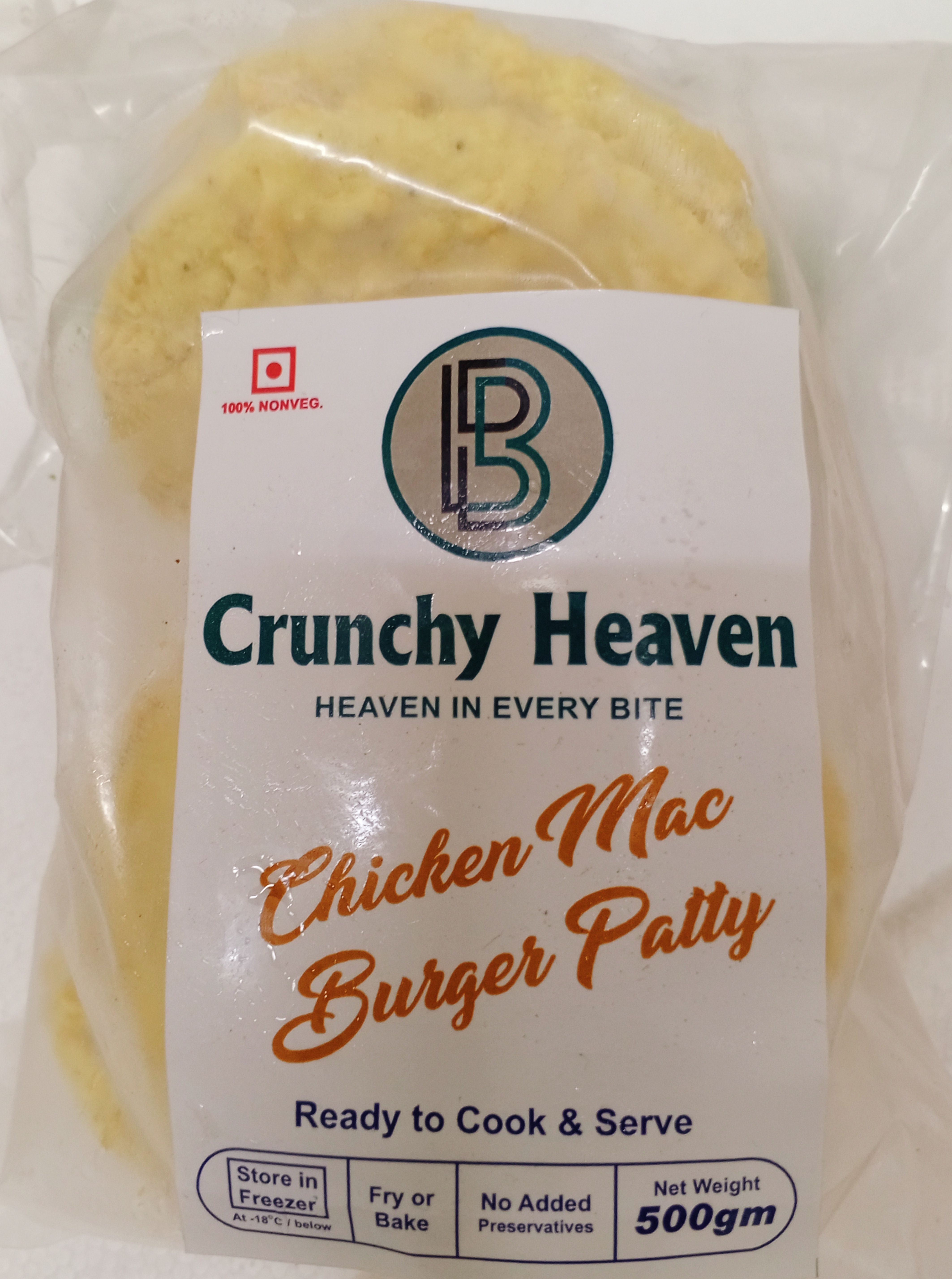 Chiken Mac Burger patty